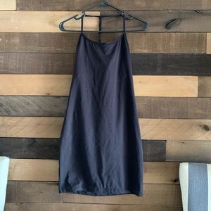 Black fabletics mini dress